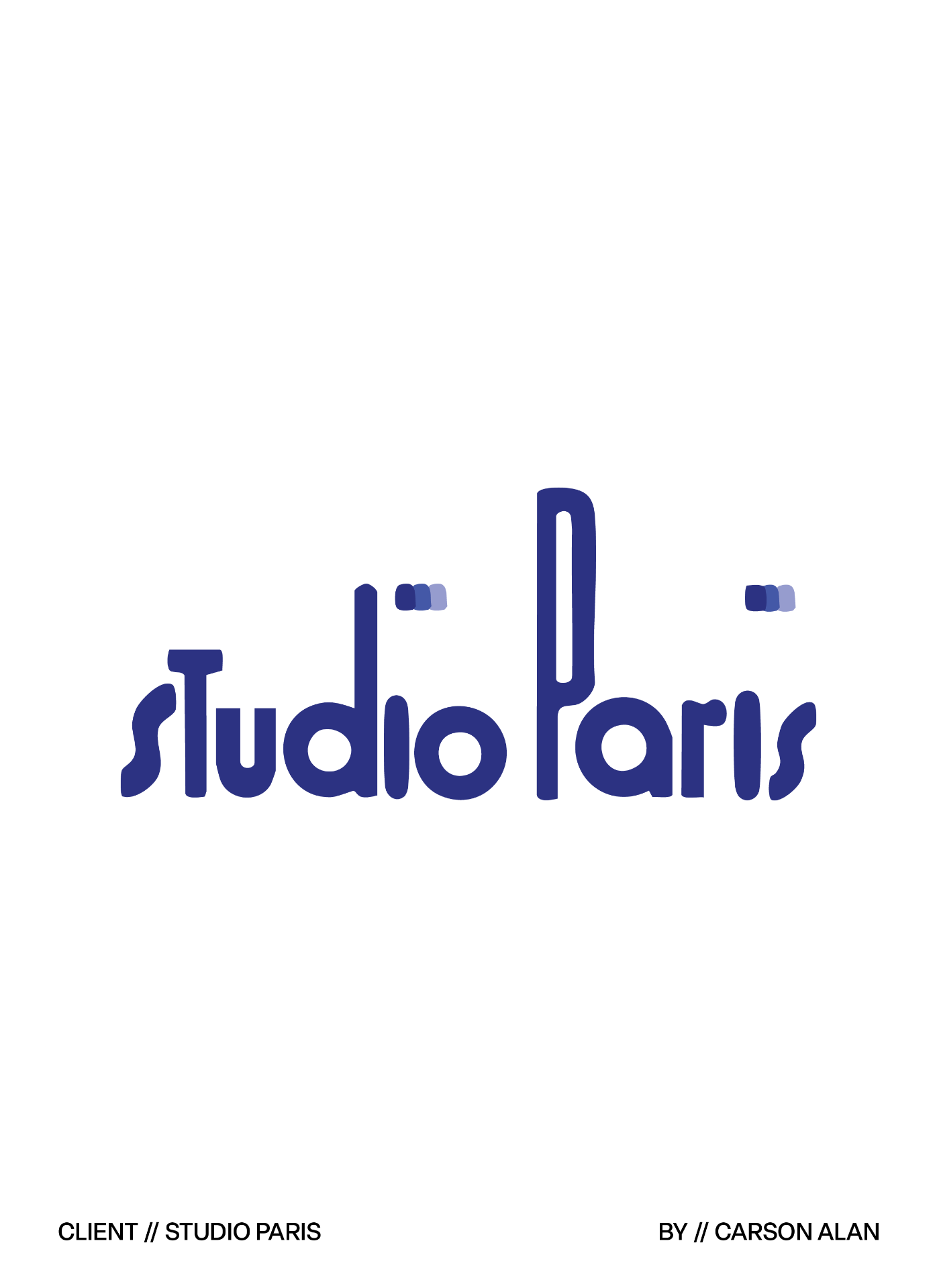 Studio Paris primary wordmark logo