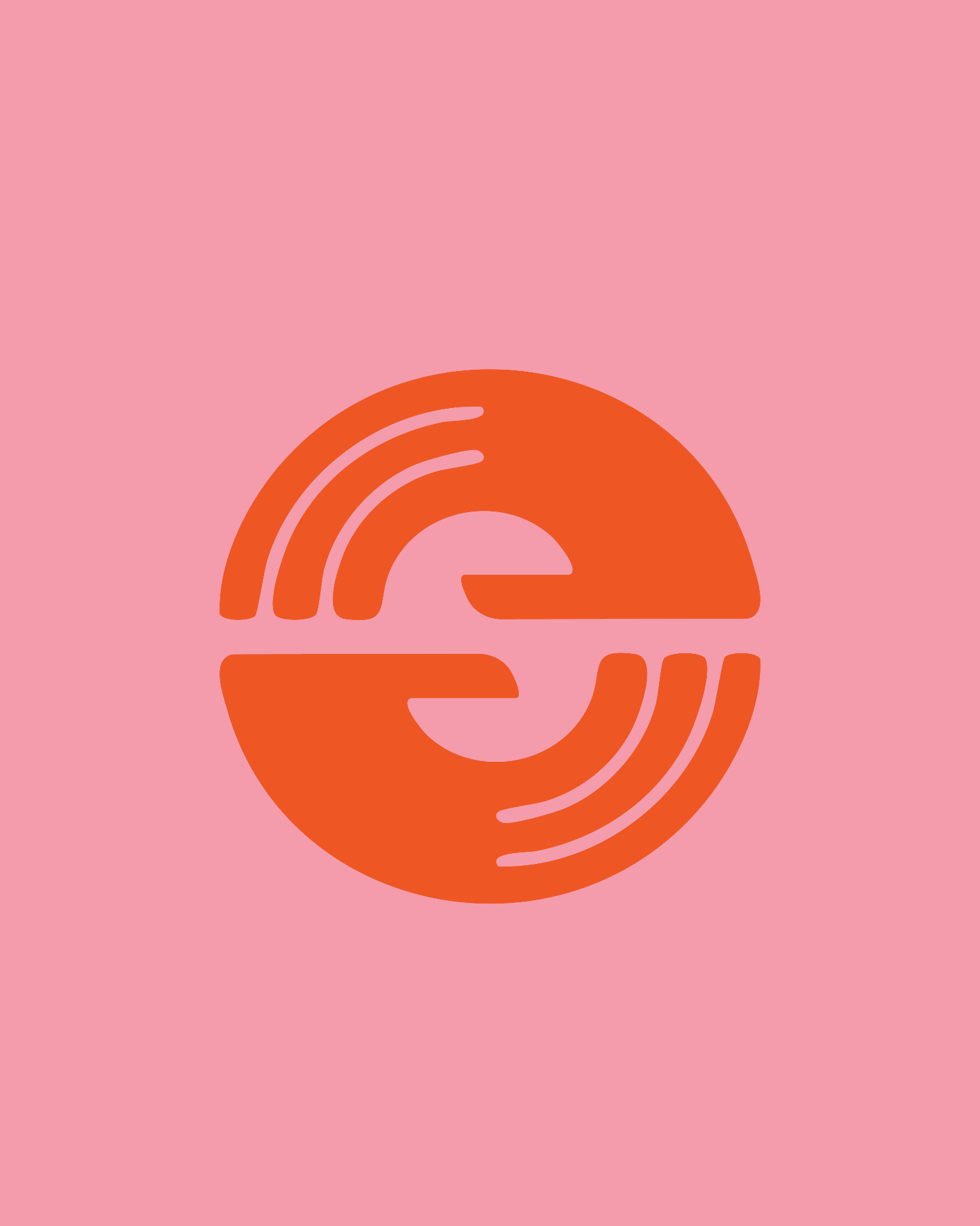 Eklectic circular seal badge with mixed typography