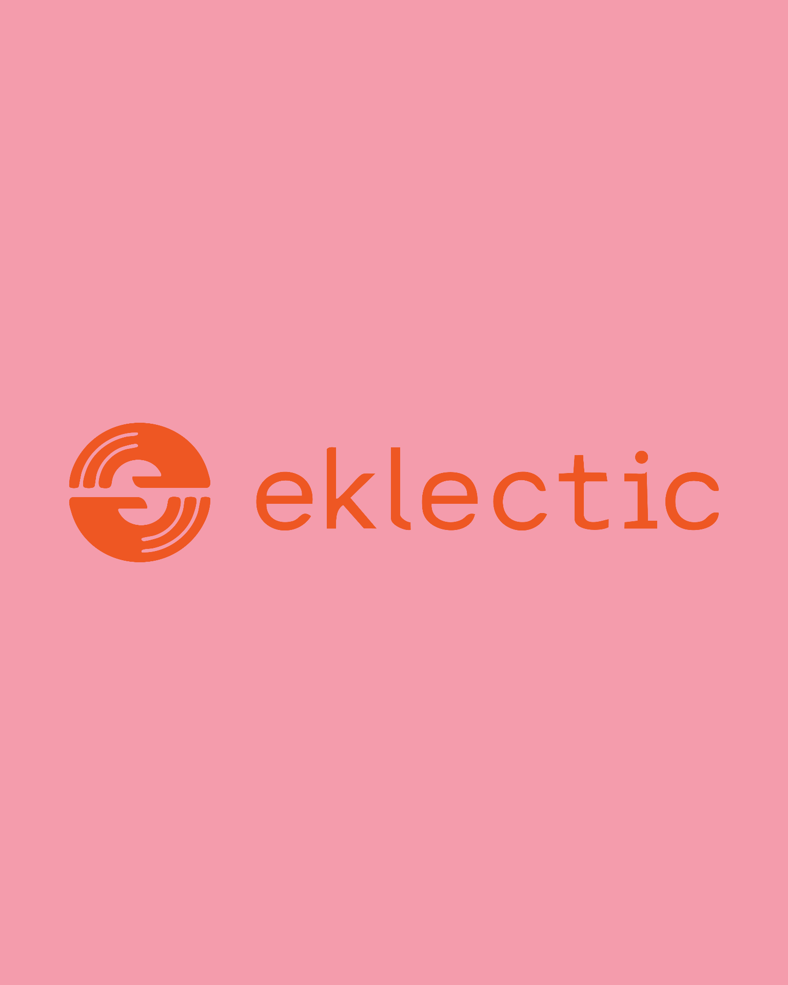 Eklectic stacked wordmark and submark
