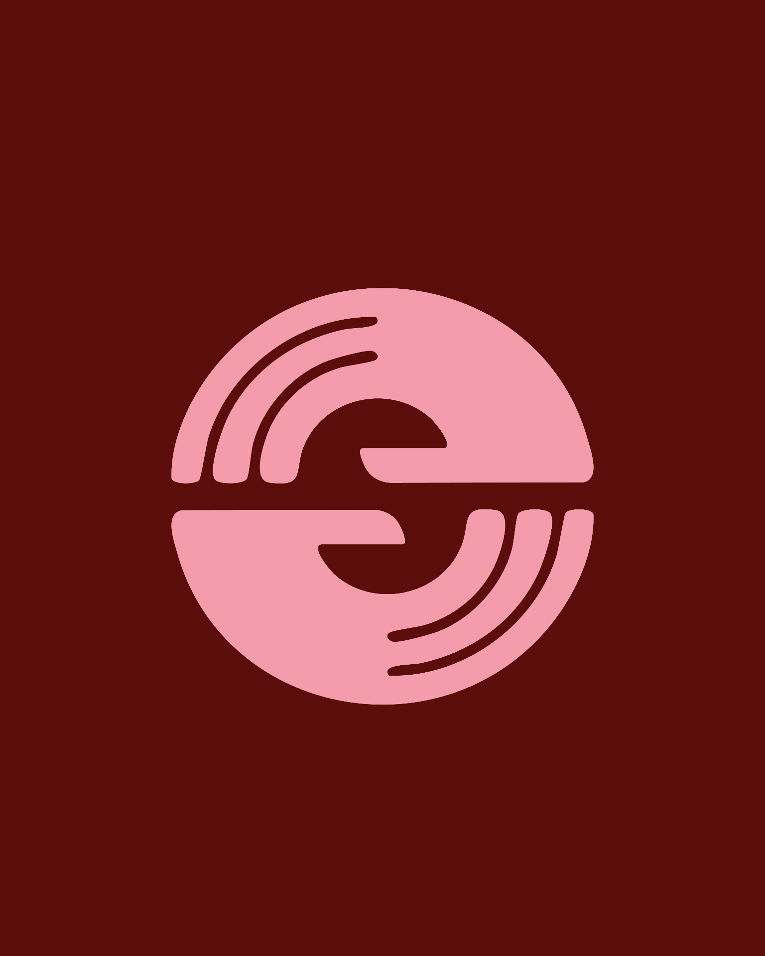 Eklectic primary wordmark logo in black
